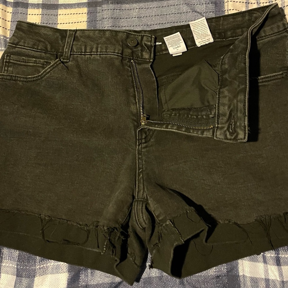 Time and Tru Black Jean Shorts
